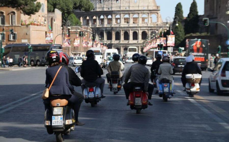 Vespa tour Rome italy